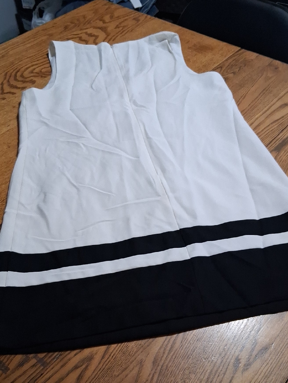 BANANA REPUBLIC Womens Dress 14 Used CREME IVORY Work Sleeveless Party Office - Picture 5 of 5